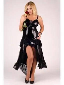 Schwarzes Langes Kleid M/1023 von Andalea Dessous bestellen - Dessou24