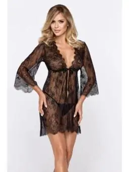 Schwarzes Lea Dressing Gown + String von Hamana bestellen - Dessou24