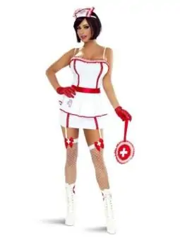 7-Teilges Krankenschwester Outfit von Provocative bestellen - Dessou24
