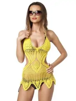 Häkel-Kleid gelb bestellen - Dessou24