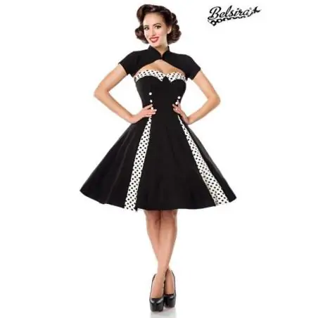 Vintage-Kleid mit Bolero...
