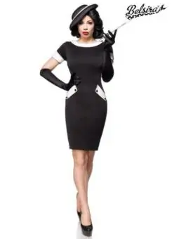 Vintage-Kleid schwarz/weiß von Belsira bestellen - Dessou24