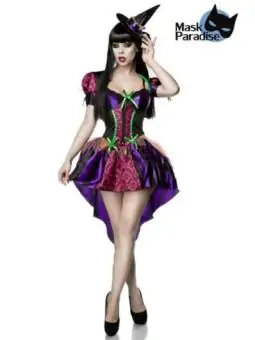 Hexenkostüm: Sexy Witch schwarz/lila von Mask Paradise bestellen - Dessou24