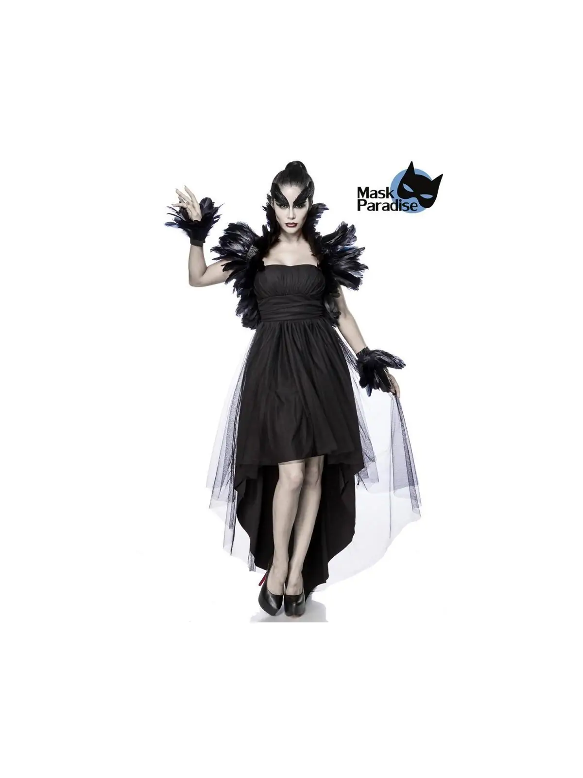 Krähenkostüm: Crow Witch schwarz von Mask Paradise bestellen - Dessou24