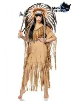 Indianerinkostüm: Native American beige von Mask Paradise bestellen - Dessou24