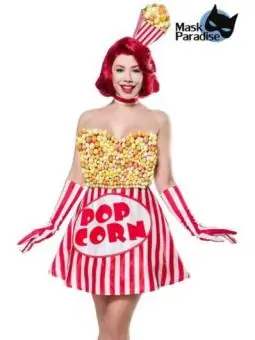 Popcorn Girl rot/weiß von Mask Paradise bestellen - Dessou24