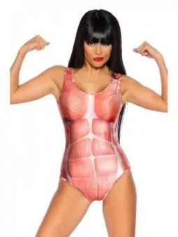 Body mit Muskeln weiß/rosa bestellen - Dessou24