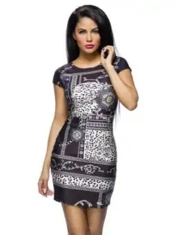 Kleid schwarz/weiß bestellen - Dessou24