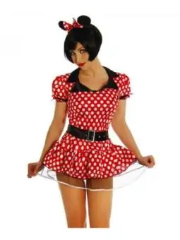 Minnie Mouse-Kostüm rot/weiß bestellen - Dessou24