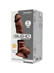 Modell 1 Realistischer Dildo Premium Silexpan Silikon Braun 23 cm von Silexd bestellen - Dessou24