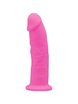 Modell 2 Realistischer Penis Premium Silexpan Silikon Fluoreszierendes Rosa 15 cm von Silexd bestellen - Dessou24