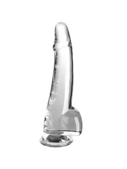 King Cock Clear - Dildo mit Hoden 19 Cm Transparent bestellen - Dessou24