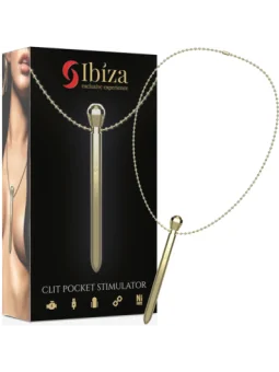 Clit Pocket Stimulator Halskette Usb-Ladegert 12 Vibrationsmodi Golden 12,2 X 1,5 von Ibiza Technology bestellen - Dessou24