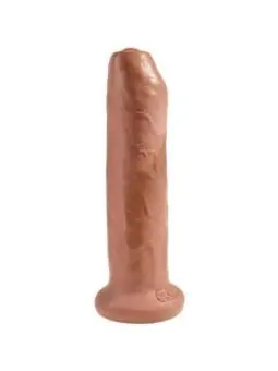 Unbeschnittener Realistischer Dildo 17,8 cm Karamell von King Cock bestellen - Dessou24