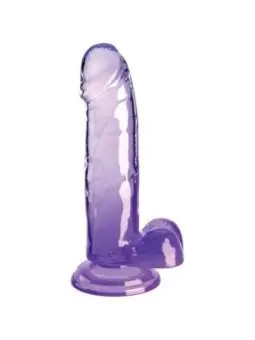 Realistischer Dildo mit Hoden 15,2 cm lila von King Cock bestellen - Dessou24