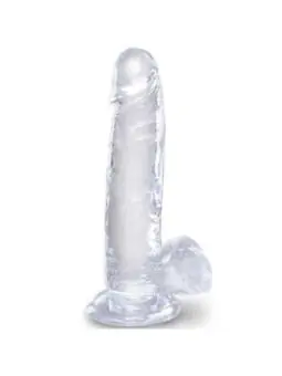 Realistischer Dildo mit Hoden 15,2 cm transparent von King Cock bestellen - Dessou24