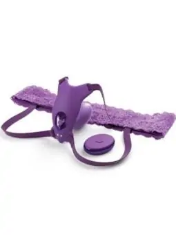 Fantasy For Her - Butterfly Harness G-Spot mit Vibrator, Wiederaufladbar und Fernbedienung Violett bestellen - Dessou24