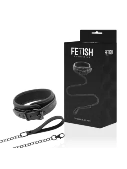 Halsband mit Leine von Fetish Submissive Bondage bestellen - Dessou24