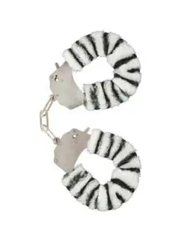 Zebra Handschellen mit Plüsch von Toyjoy bestellen - Dessou24