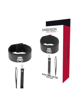 Halsband mit Leine Titanium von Darkness Bondage bestellen - Dessou24