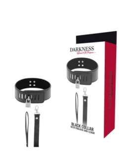 Dark Ness Locking Posture Halsband - Schwarz von Darkness Bondage bestellen - Dessou24