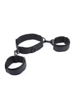 Fetish Nylon Halsband mit Handgelenkhalterung von Ohmama Fetish bestellen - Dessou24