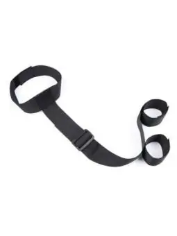 Ohmama-Fetish-Enylon-Halsband mit Handgelenkhalterung Am Rücken von Ohmama Fetish bestellen - Dessou24