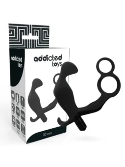 Anal Plug mit Doppeltem Penis- und Hodenring Schwarz von Addicted Toys bestellen - Dessou24
