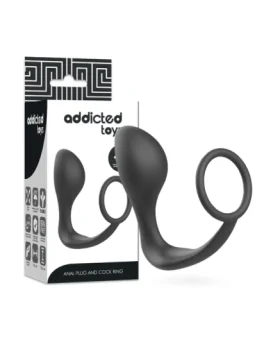 Analplug mit Schwarzem Silikonring von Addicted Toys bestellen - Dessou24