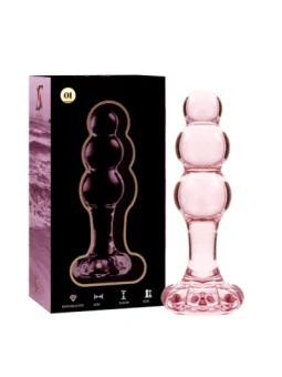 Modell 1 Analplug Borosilikatglas 10,7 X 3 cm Rosa von Nebula Series By Ibiza bestellen - Dessou24