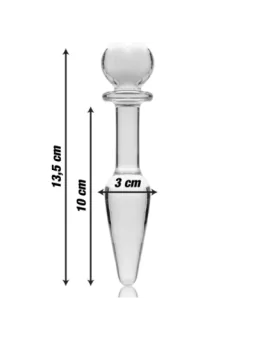 Modell 7 Analplug Borosilikatglas 13,5 X 3 cm Klar von Nebula Series By Ibiza bestellen - Dessou24