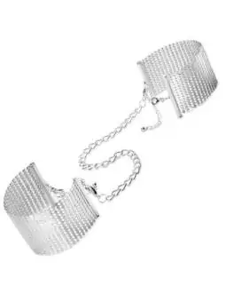 D Sir M Tallique Silber Metallic Mesh Handschellen von Bijoux Desire Metallique bestellen - Dessou24