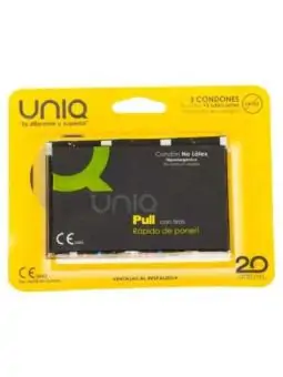 Latexfreie Kondome mit Streifen 3 Stück von Uniq bestellen - Dessou24