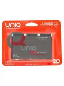Latexfreie Kondome mit Schutzring 3 Stück von Uniq bestellen - Dessou24