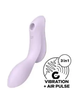 Curvy Trinity 2 Stimulator & Vibrator Lila von Satisfyer Air Pulse bestellen - Dessou24