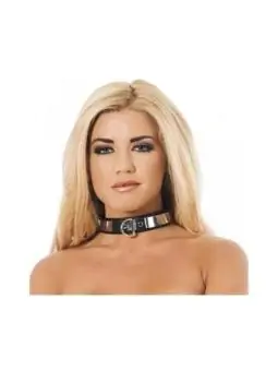 Halsband mit Metall und Vorhängeschloss-Verstellbar von Bondage Play bestellen - Dessou24