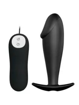 Silikon Anal Plug Penis Form und 12 Vibrationsmodi Schwarz von Pretty Love Bottom bestellen - Dessou24