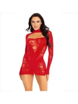 Minikleid mit Spitze Langarm Rot von Leg Avenue Dresses bestellen - Dessou24