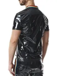 PVC Herren Polo Shirt RMRemigioRBW schwarz bestellen - Dessou24