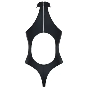 ♥ Schwarzer Body Ddketo001 von Demoniq Dark Desire Collection ♥