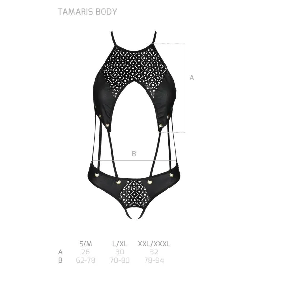 Tasmina Body Schwarz von Passion Exclusiv | Fesselliebe.de