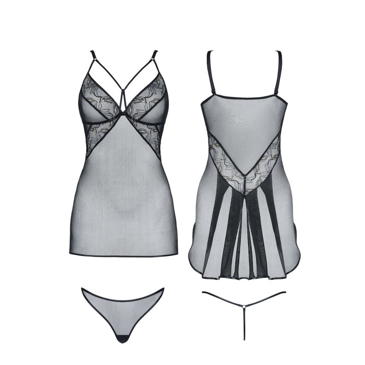 Schwarzes Minikleid Lucette von Demoniq Magnetic Collection | Fesselliebe.de