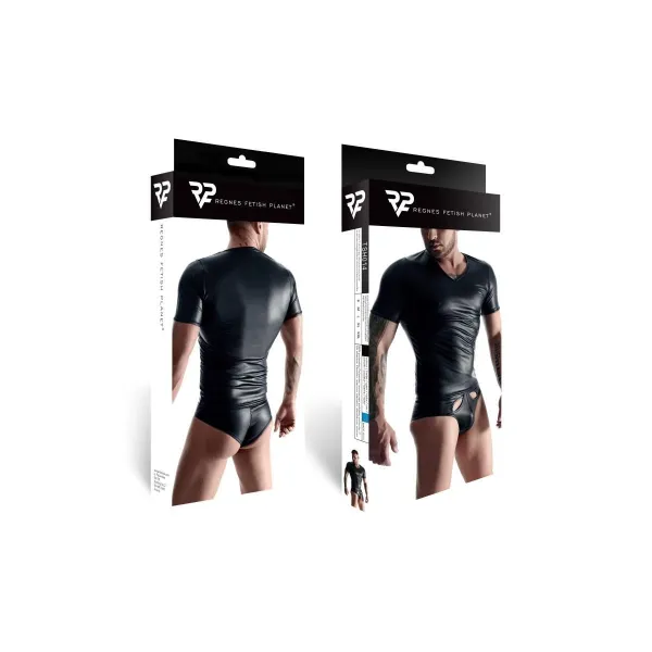 ♥ T-Shirt Tsh014 Schwarz von Regnes Fetish Planet ♥ kaufen | Fesselliebe