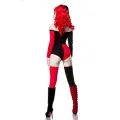 ♥ Harley-Kostüm: Crazy Harley Rot-Schwarz ♥
