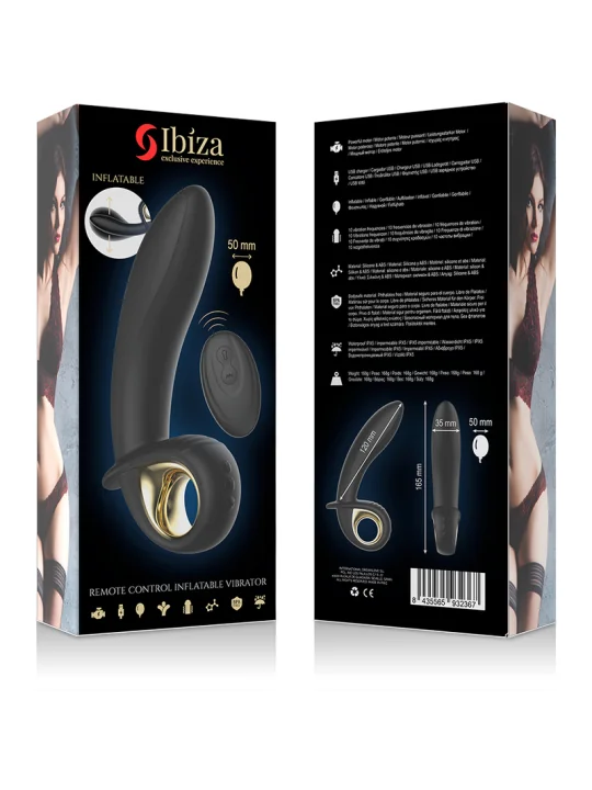 Remote Control Inflatable Vibrator von Ibiza Technology