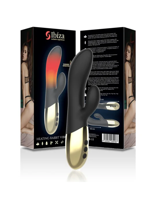 Wärmender Rabbit Vibrator von Ibiza Technology