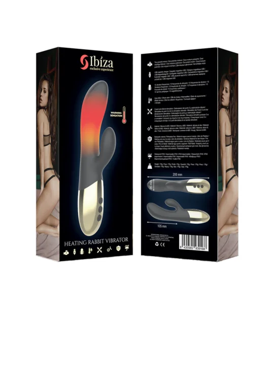 Wärmender Rabbit Vibrator von Ibiza Technology