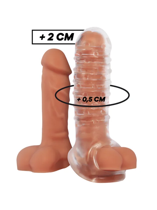 Penis Verlängerung Extra Komfort Hülle V15 Transparent von Virilxl