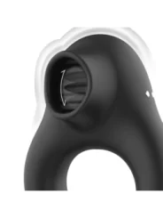 Black&Silver - Vibratorring Aus Silikon, 3 Motoren, Wiederaufladbar, Schwarz von Black&Silver