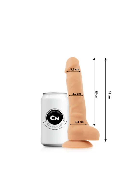 Flex Dildo 18 Cm von Cock Miller